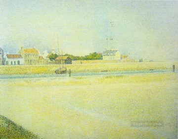 ジョルジュ・スーラ Painting - グラブラインの海峡 グランドフォートフィリップ 1888